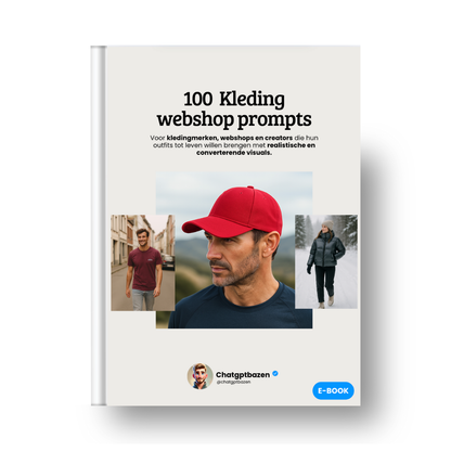 100 Kleding Webshop Prompts E-Book - Prompbundel - Kleding - Webshop - Creators