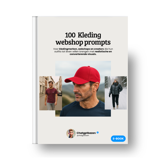 100 Kleding Webshop Prompts E-Book - Prompbundel - Kleding - Webshop - Creators