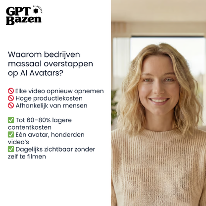 AI Avatar bouwen binnen 24 uur  E-Book - Creators - Ondernemers